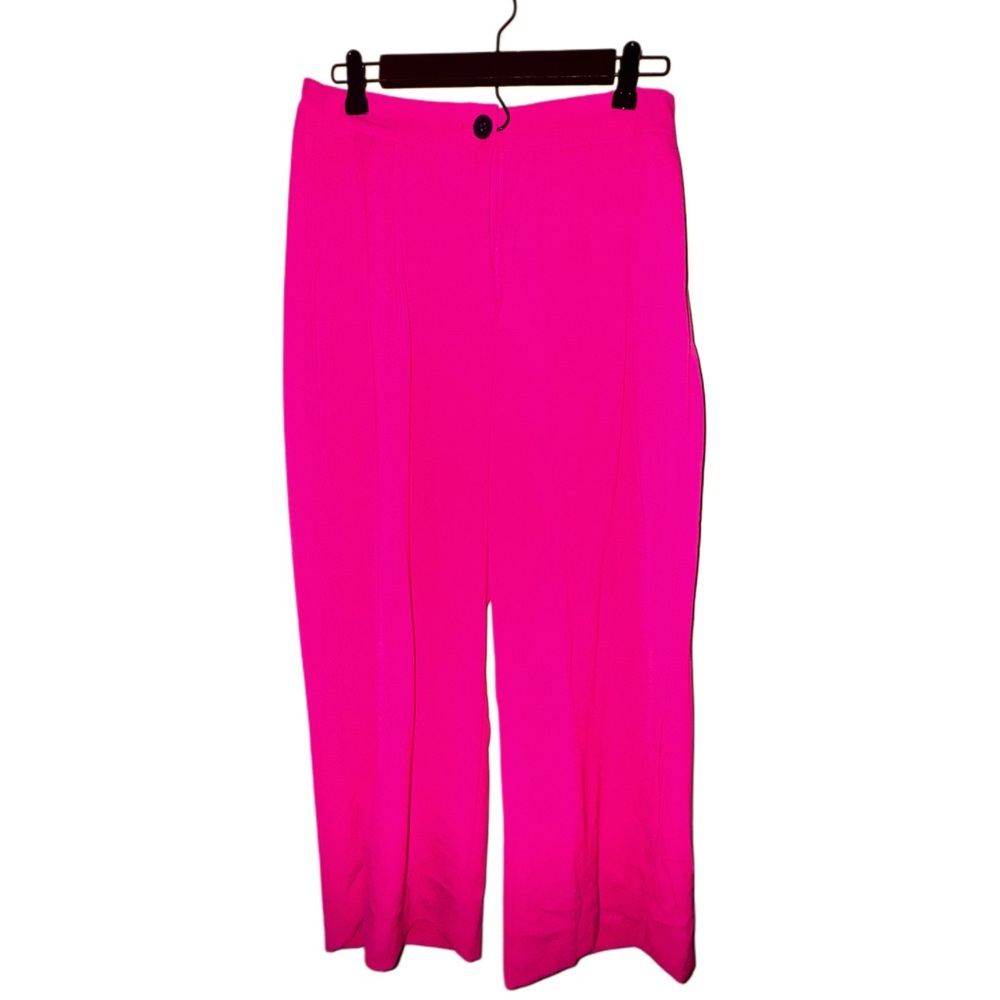 NWT - DKNY Women’s High Rise Wide Leg Satin Pants - Picture 4 of 8